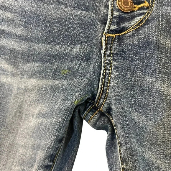 Old Navy Girls Rockstar Super Skinny Jeggings High Rise Size 7 Distressed Denim - Picture 4 of 5